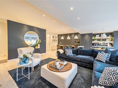 Reception Room/Open Plan Kitchen/Diner:
